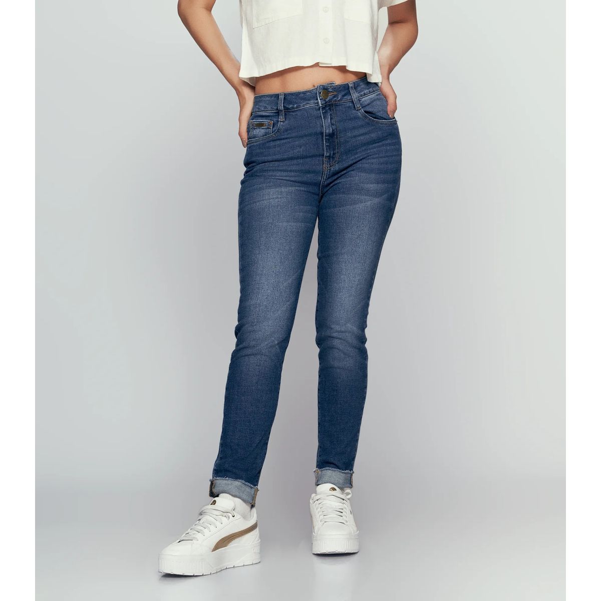 UNSER - Jean Para Mujer Azul MedioOscuro Unser