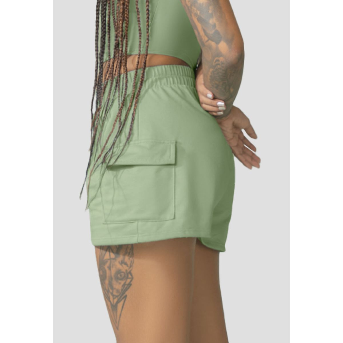 ATYPICAL - Short Mujer Verde Matcha Atypical 110160