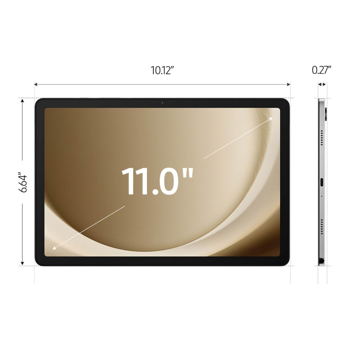 SAMSUNG - Samsung Galaxy Tab A9+ 8GB 128GB 11