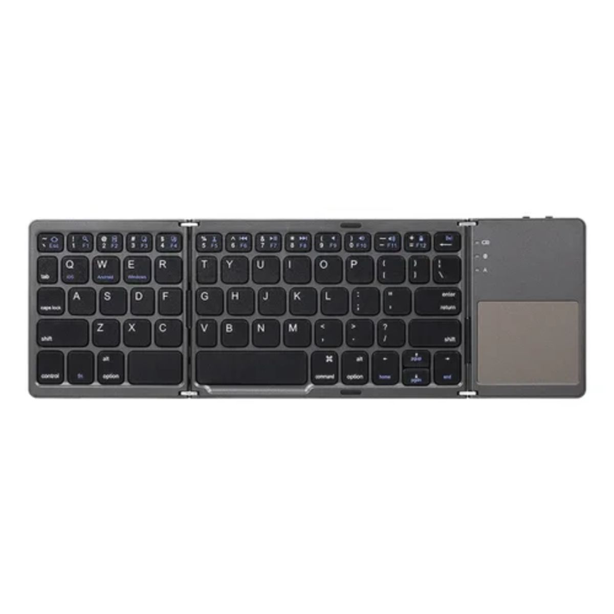 TECNOHOGAR JS - Teclado Inalámbrico Teclado Plegable Portátil Tipo C Touch