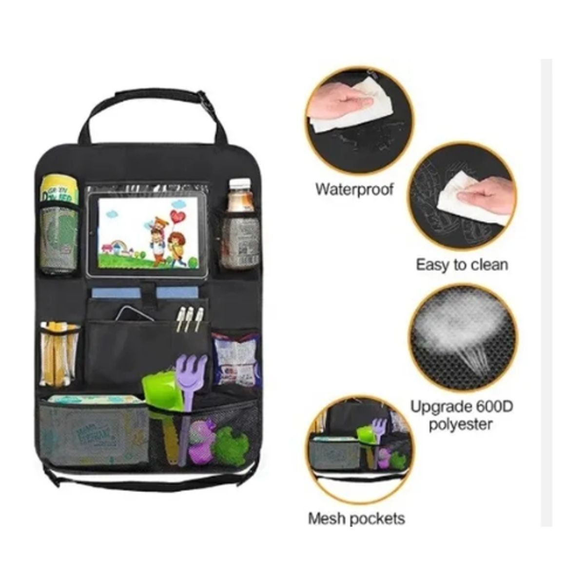 AFM - Organizador Para Carro Sillas Trasera