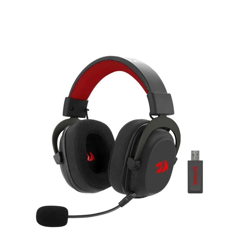 REDRAGON - Audifonos Auriculares Inalambricos 2.4 7.1 Redragon Zeus Pro