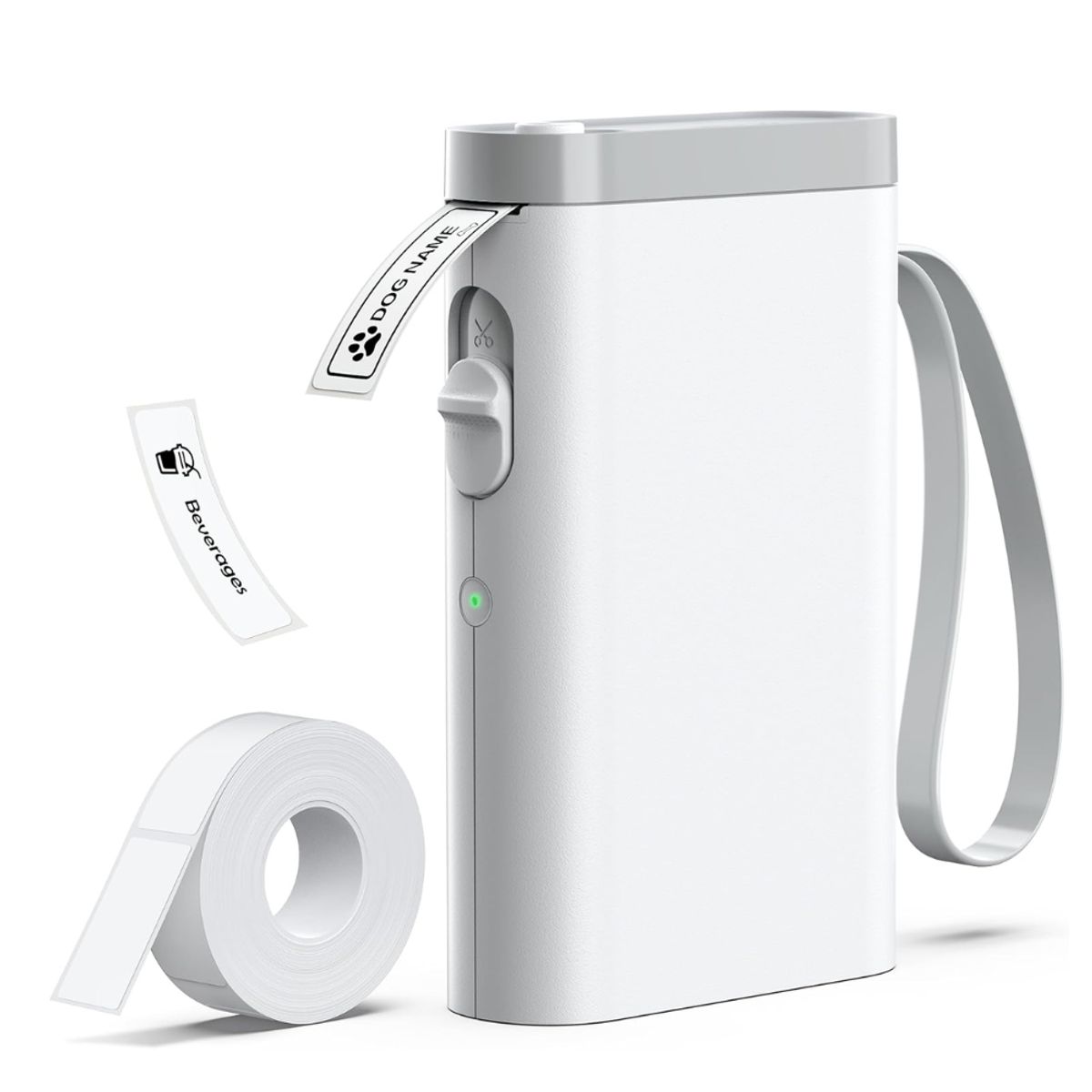 TECNOHOGAR JS - Mini Impresora Etiqueta Termica Portátil Bluetooth Celular