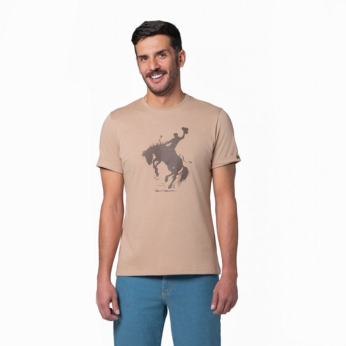 LEC LEE - Camiseta Hombre Oversize Lec Lee Caqui XLCaqui