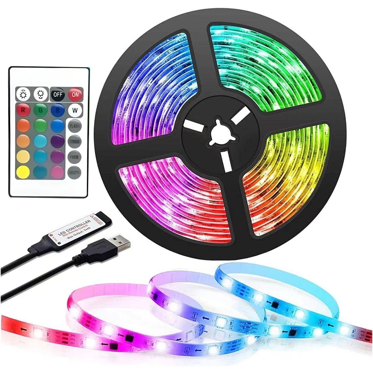 ONE PIXEL - Cinta Led 10 Metros RGB Wifi Smart Alexa Google Apps Control