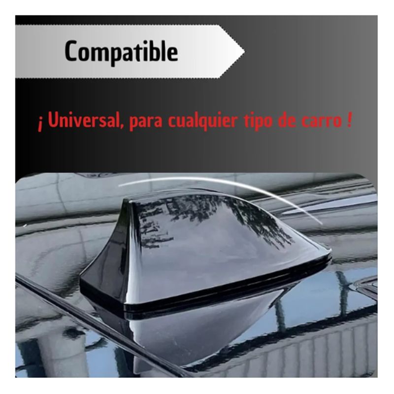 AFM - Antena Aleta De Tiburon Radio Carro Señal Am Y Fm Moderna