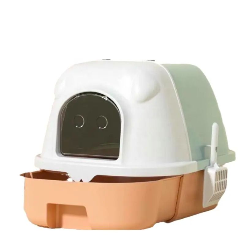 GENERAL - Arenero Para Gato Con Tapa Ventilación Bandeja Retractil