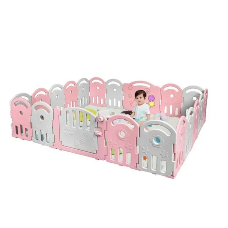 BEBESITOS - CORRAL DE JUEGOS INTERACTIVO MULTI FORMAS PARA BEBES Y NIÑOS