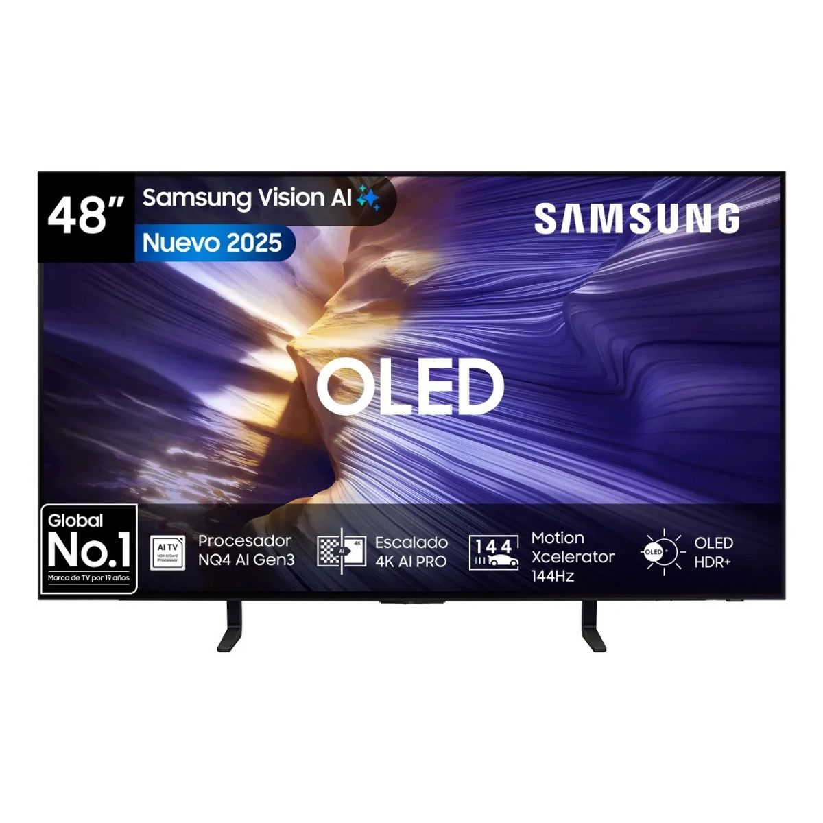 SAMSUNG - TV Samsung OLED 48 Pulgadas S90F 4K UHD