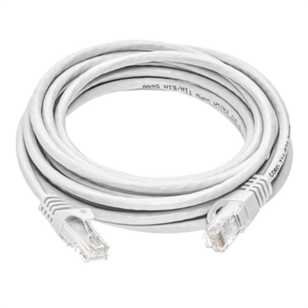 JALTECH - CABLE DE RED BLANCO CAT 6E 5MTS CONSMO