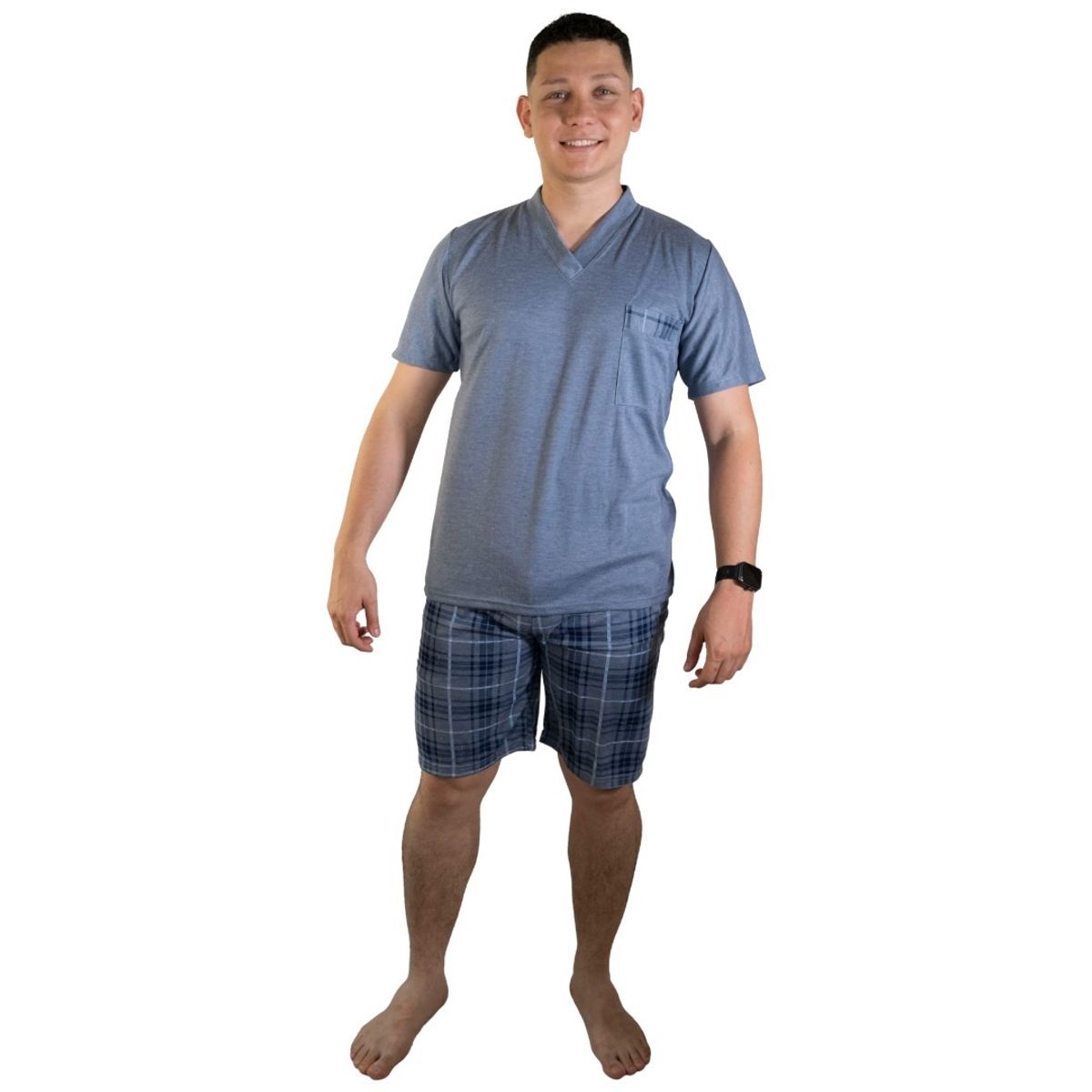 EMPIJAMADAS - Pijama Hombre Pantalón Corto