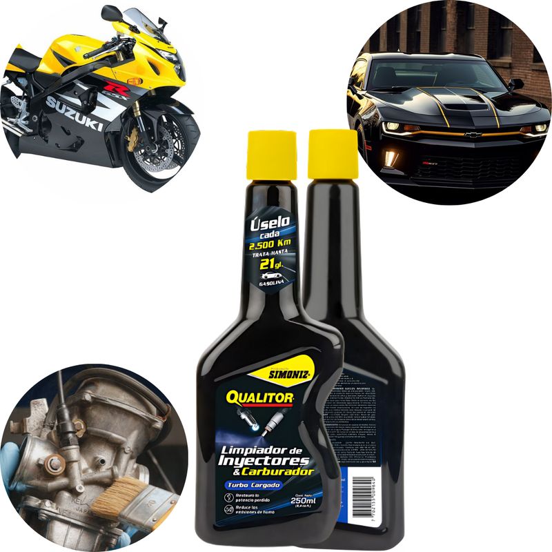 SIMONIZ - Aditivo gasolina limpia inyectores simoniz carro moto