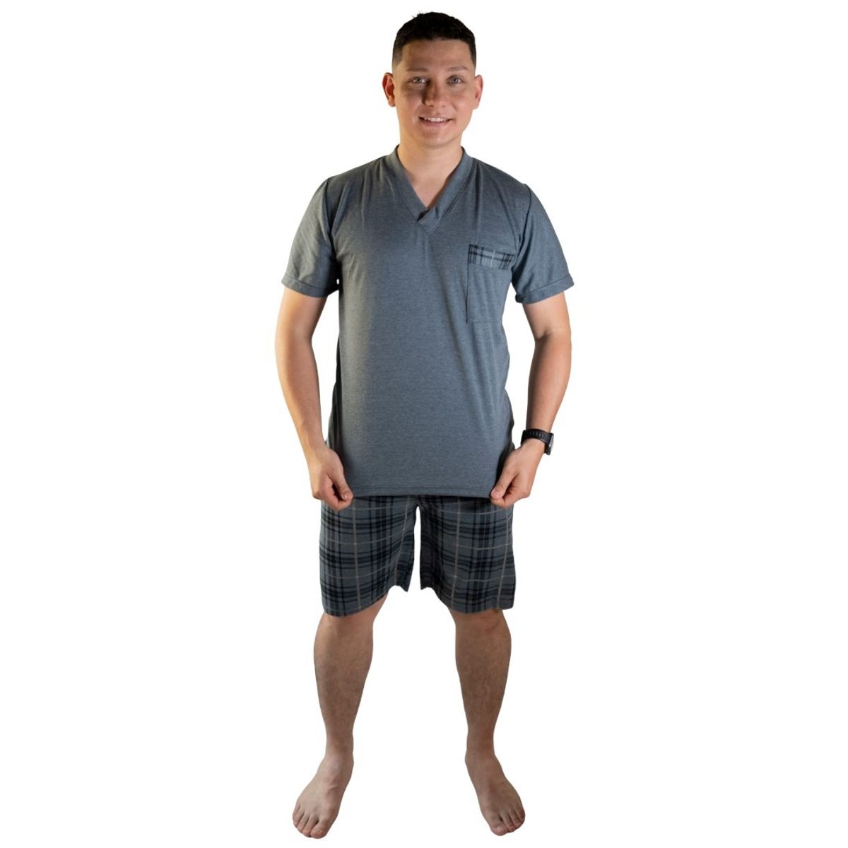 EMPIJAMADAS - Pijama Hombre Pantalón Corto