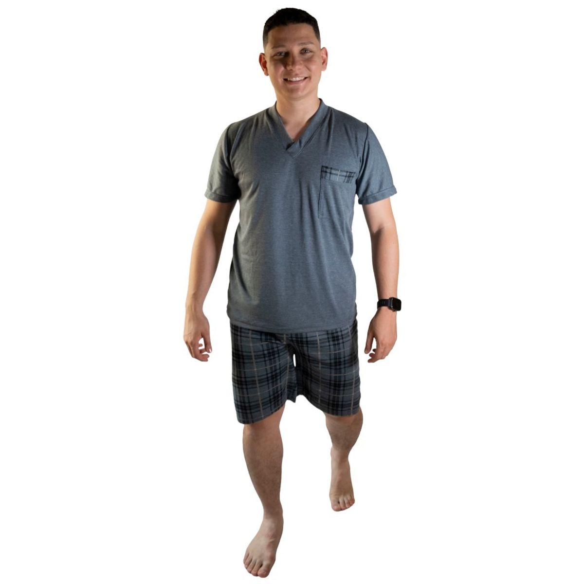 EMPIJAMADAS - Pijama Hombre Pantalón Corto