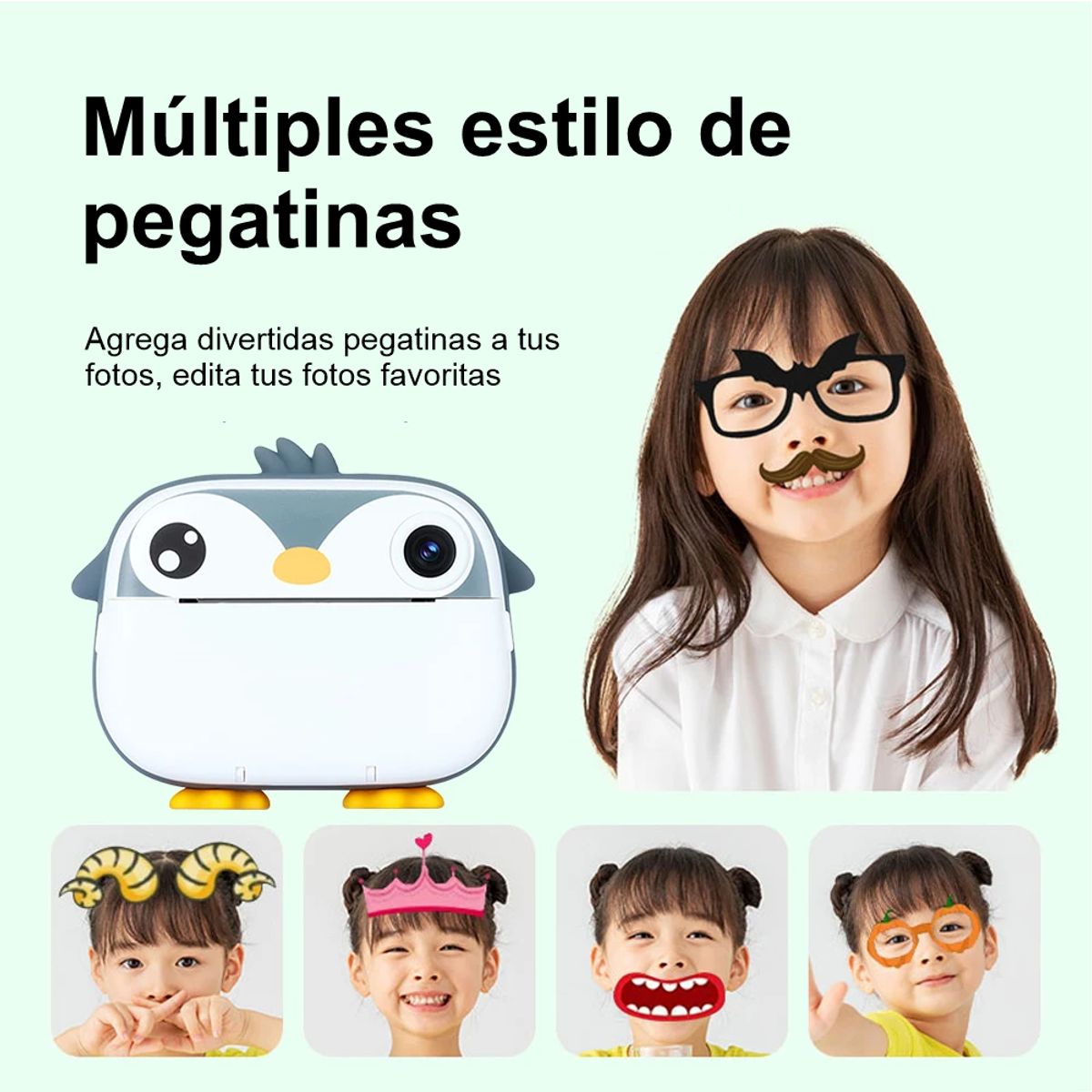 GENERICO - Cámara Instantánea Infantil Térmica Foto Video Digital 1080p