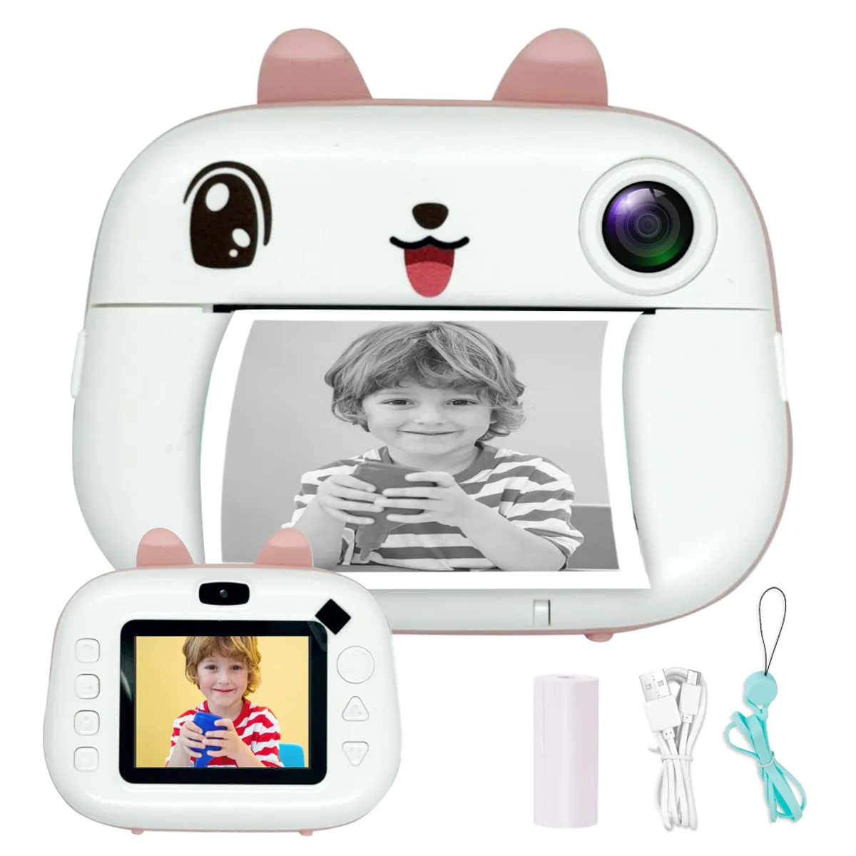 COLME TECHNOLOGY HOME - Cámara Instantánea Infantil Térmica Foto Video Digital 1080p