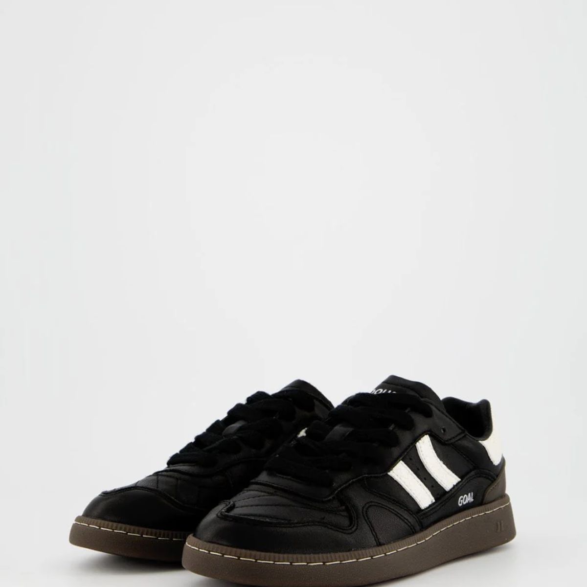 COOLWAY - TENIS MODA GOAL PARA MUJER NEGRO