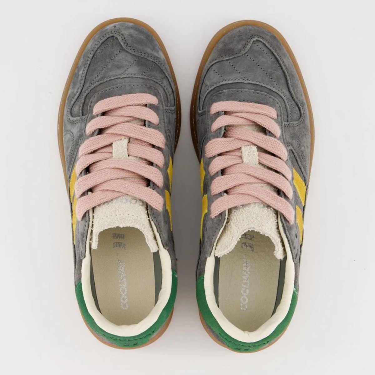 COOLWAY - TENIS MODA GOAL PARA HOMBRE GRIS