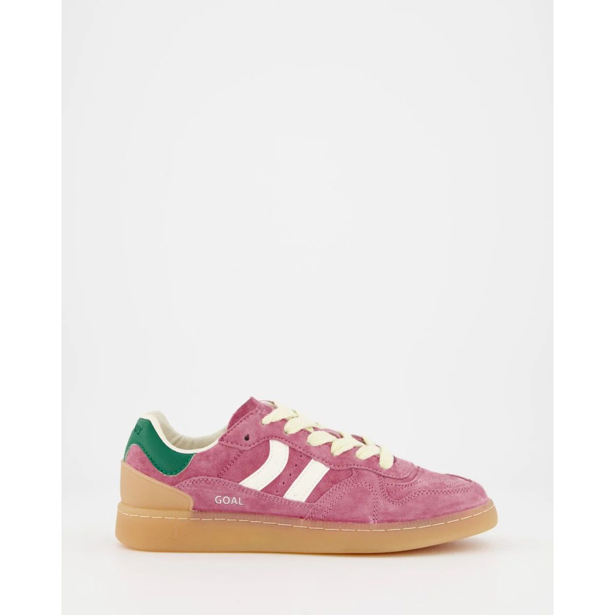 COOLWAY - TENIS MODA GOAL PARA MUJER ROSADO