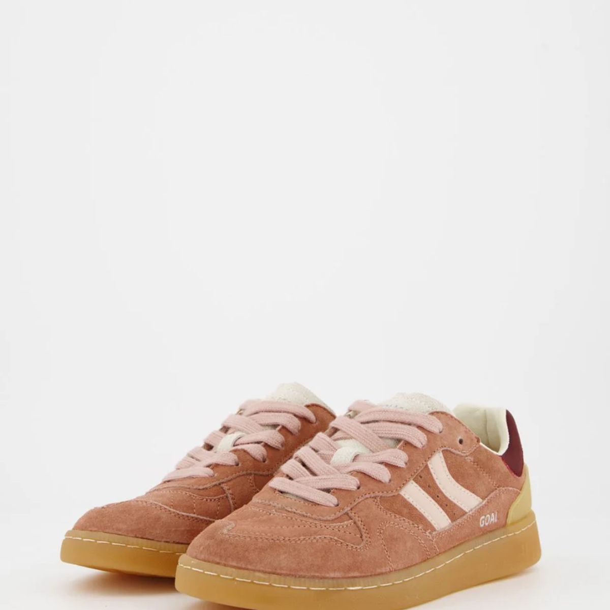 COOLWAY - TENIS MODA GOAL PARA MUJER ROSADO