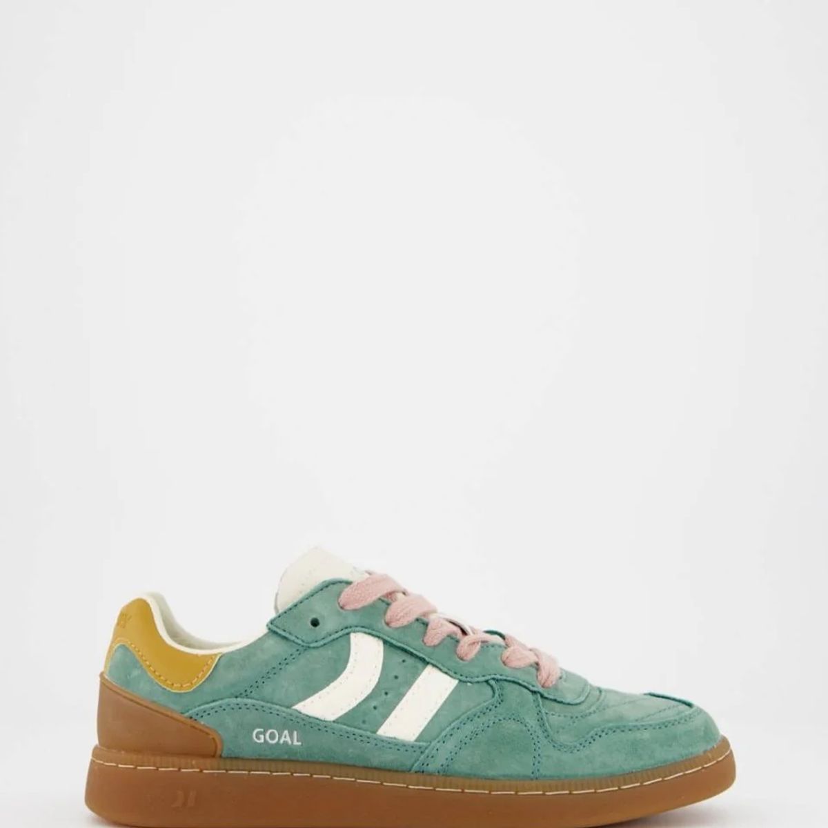 COOLWAY - TENIS MODA GOAL PARA MUJER VERDE