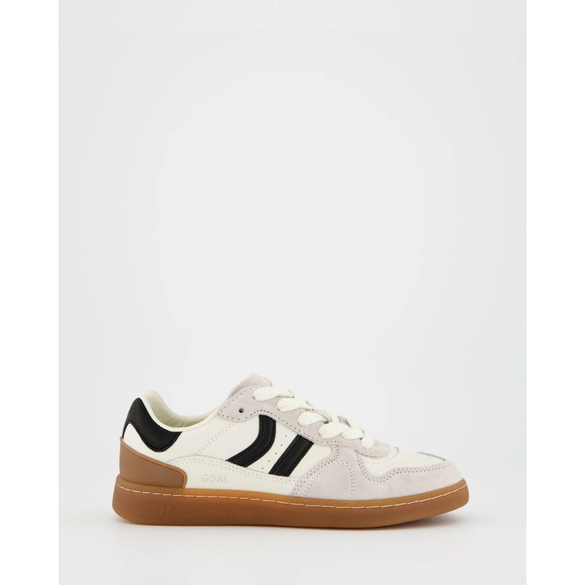 COOLWAY - TENIS MODA GOAL PARA MUJER NEGRO