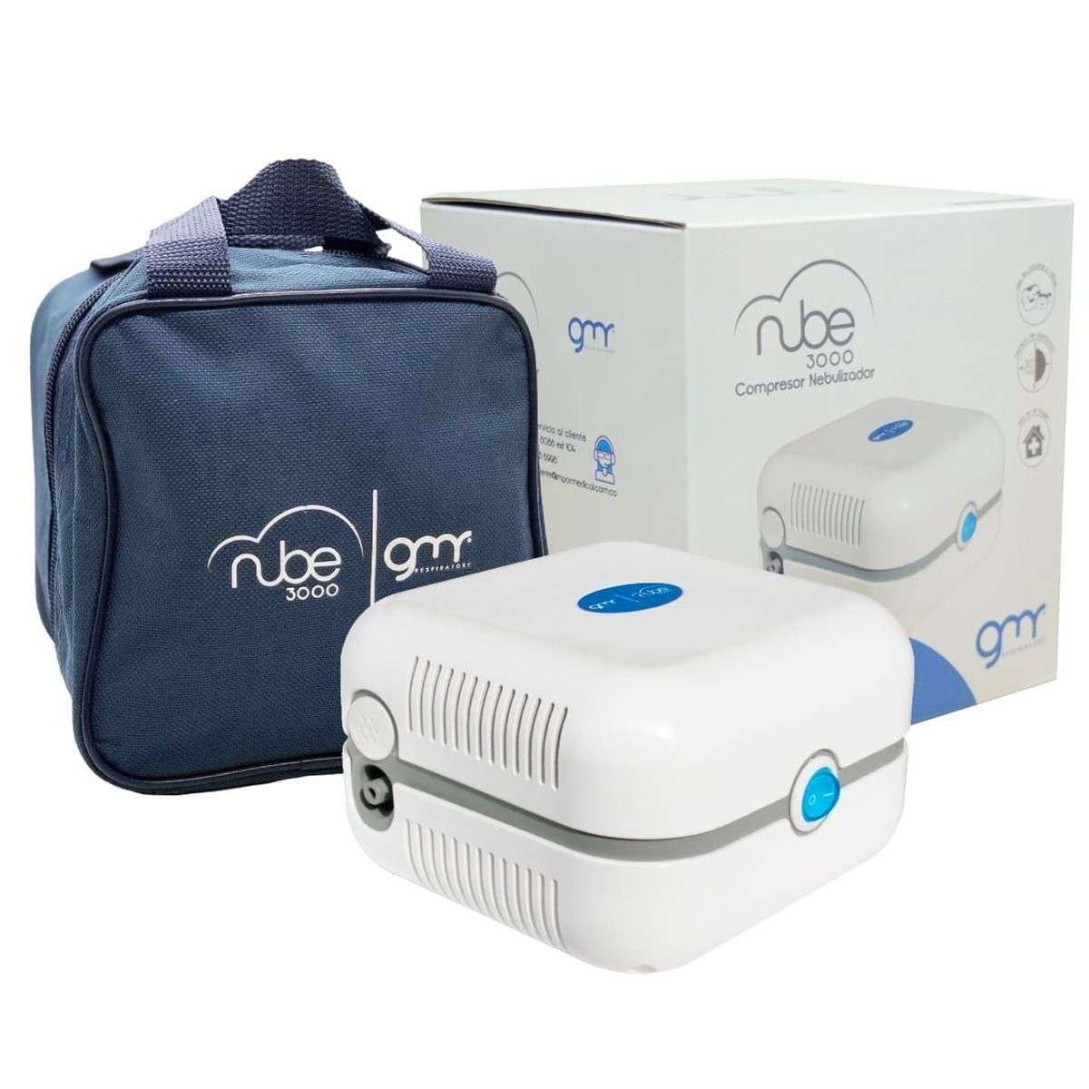 GMR - Nebulizador Portatil Adulto Y Pediatrico Nube 3000