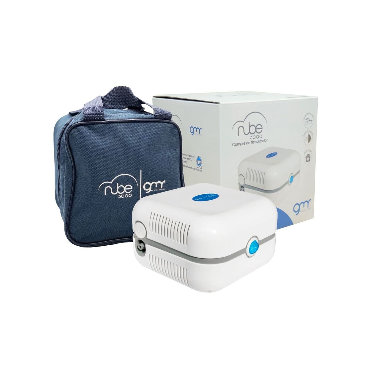 GMR - Nebulizador Portatil Adulto Y Pediatrico Nube 3000