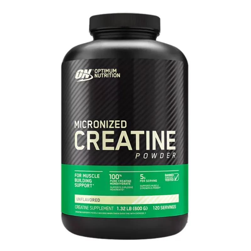 OPTIMUM NUTRITION - Creatina Monohidratada Micronizada 600gr 120 Servicios