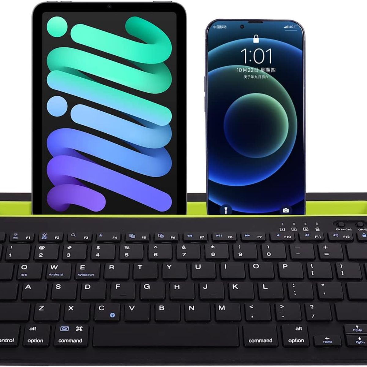 ONE PIXEL - Teclado Bluetooth Recargable Doble Canal Multi Dispositivo