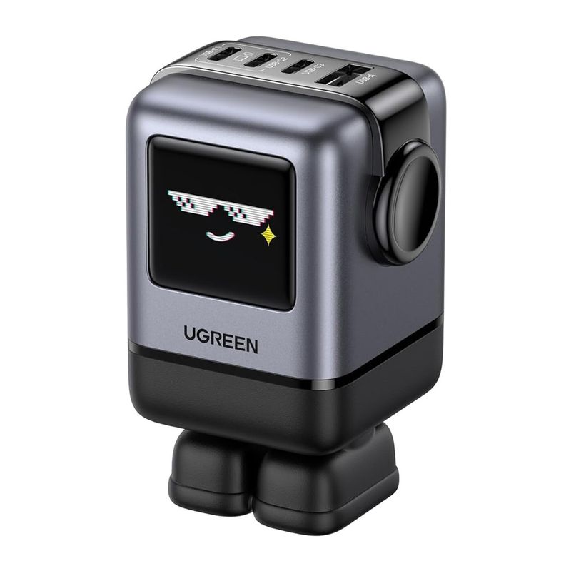 UGREEN - Cargador Rápido Ugreen Uno Usb-c 100w Pantalla Tft 4puertos