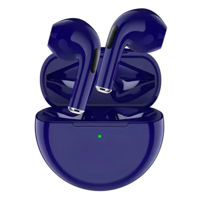 DANKI - Audifonos Inalambricos Bluetooth Bateria 7 Horas Microfono Azul Oscuro