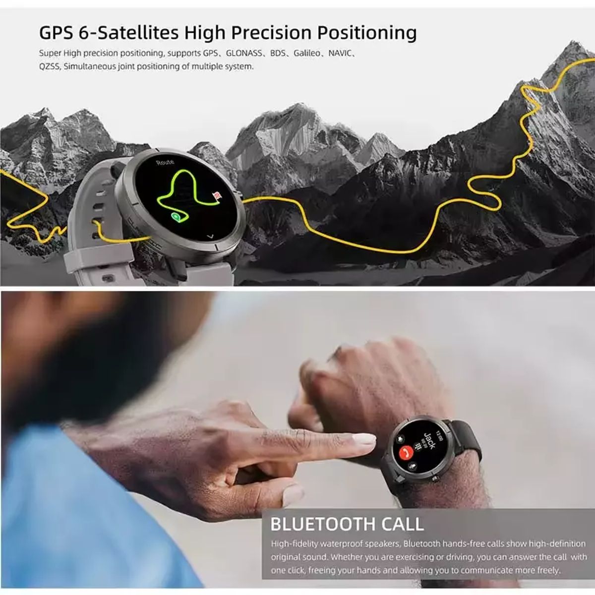 GENERICO - Reloj Inteligente Dm76 Unisex Amoled 1.32 Con Gps Integrado Smartwatch