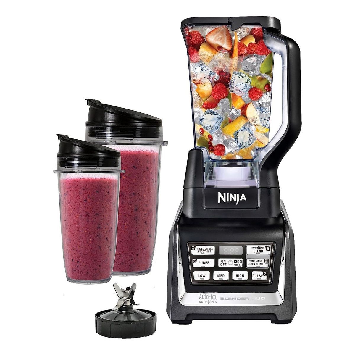 Hamilton Beach - Licuadora Ninja Bl641 72 Fl Oz Negra Vaso De Plástico 120v