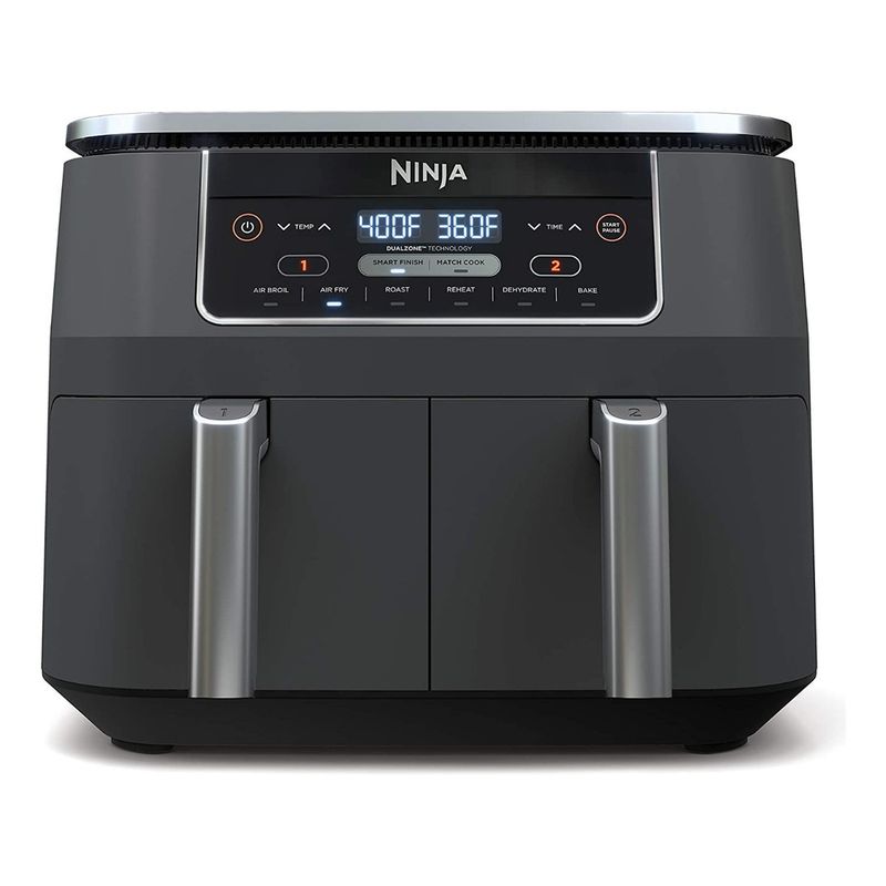 HAMILTON BEACH - Freidora De Aire Dos 2 Canastas Air Fryer 76 Lt Ninja Dz201