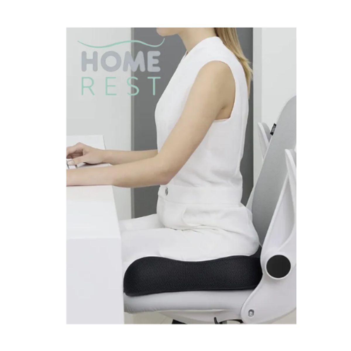 AFM - Cojín Ortopédico Coxis Lumbar Silla Oficina