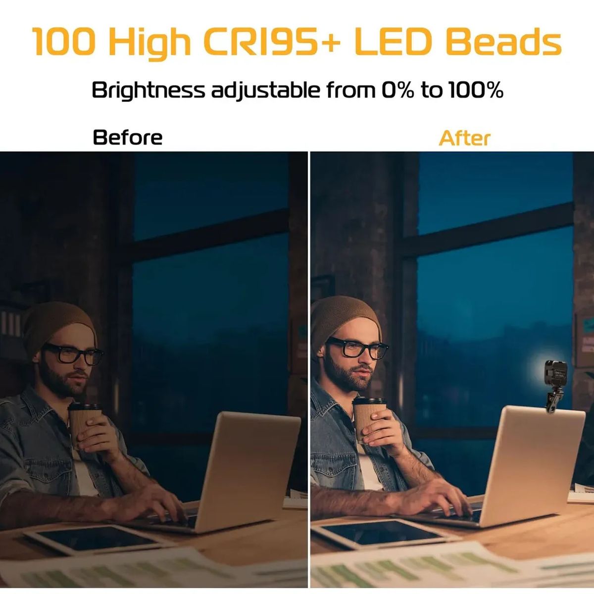 ONE PIXEL - Luz Led De Celulares 3 Modos De Iluminación Recargable