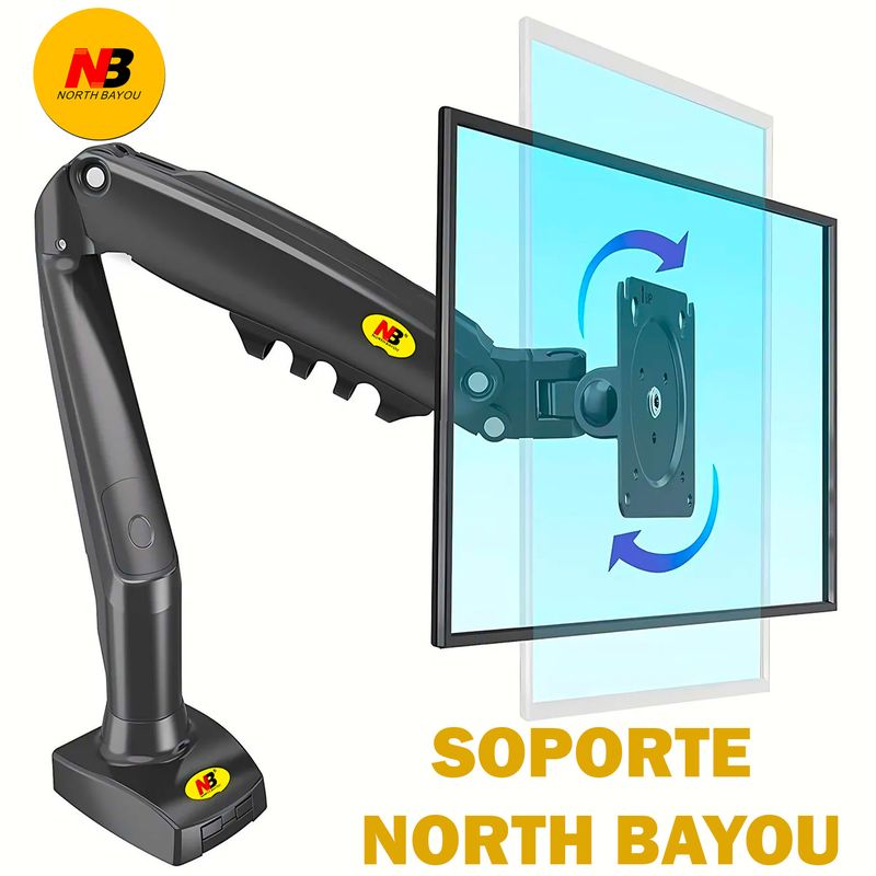 ONE PIXEL - Soporte Para Computador NB North Bayou F80 Inclinable Y Rotativo