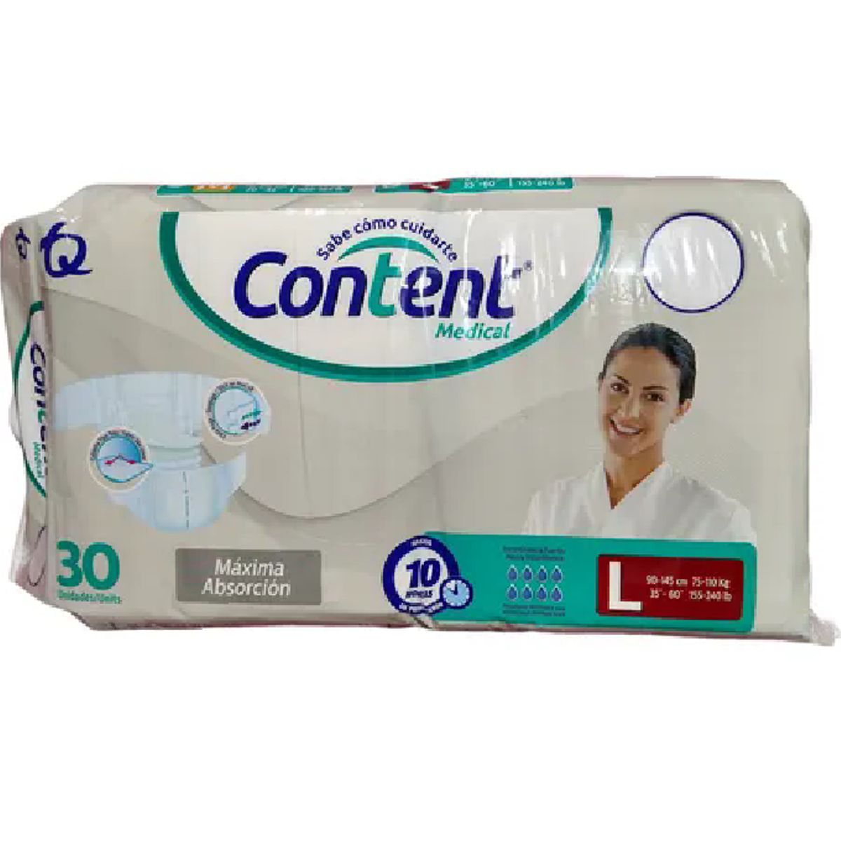 CONTENT - Content Medical/Ultrasec Talla L X 30 Und