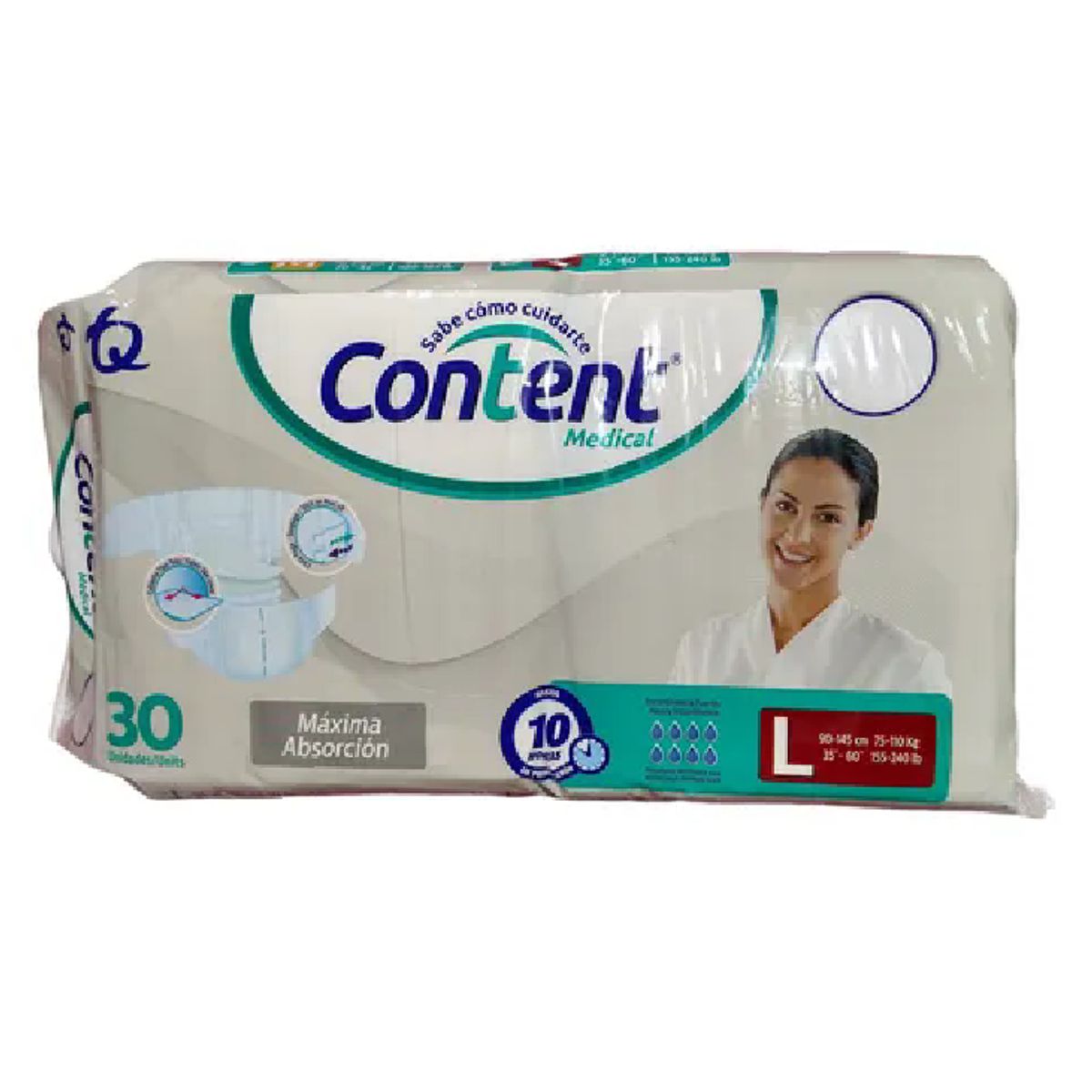 CONTENT - Content Medical/Ultrasec Talla L X 30 Und