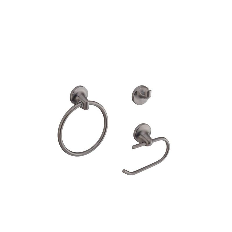 CORONA - Kit de accesorios Palermo Gunmetal x3