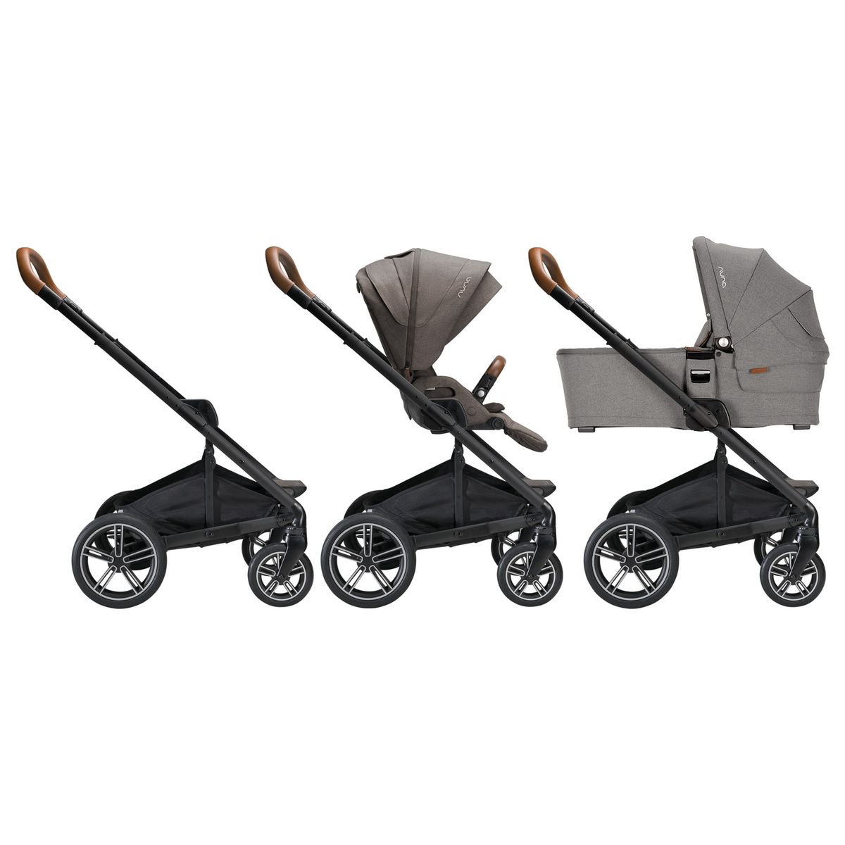 NUNA - Combo Coche Bebe Compacto Mixx Next + Carry Granite Nuna