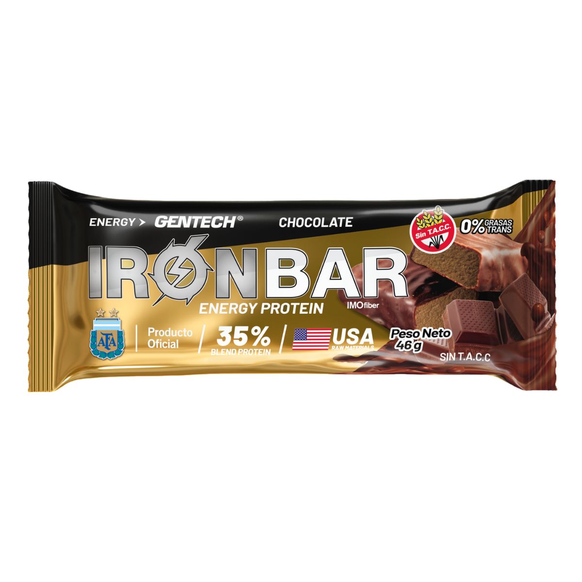 GENERICO - Barra de Proteina Energetica Chocolate AFA