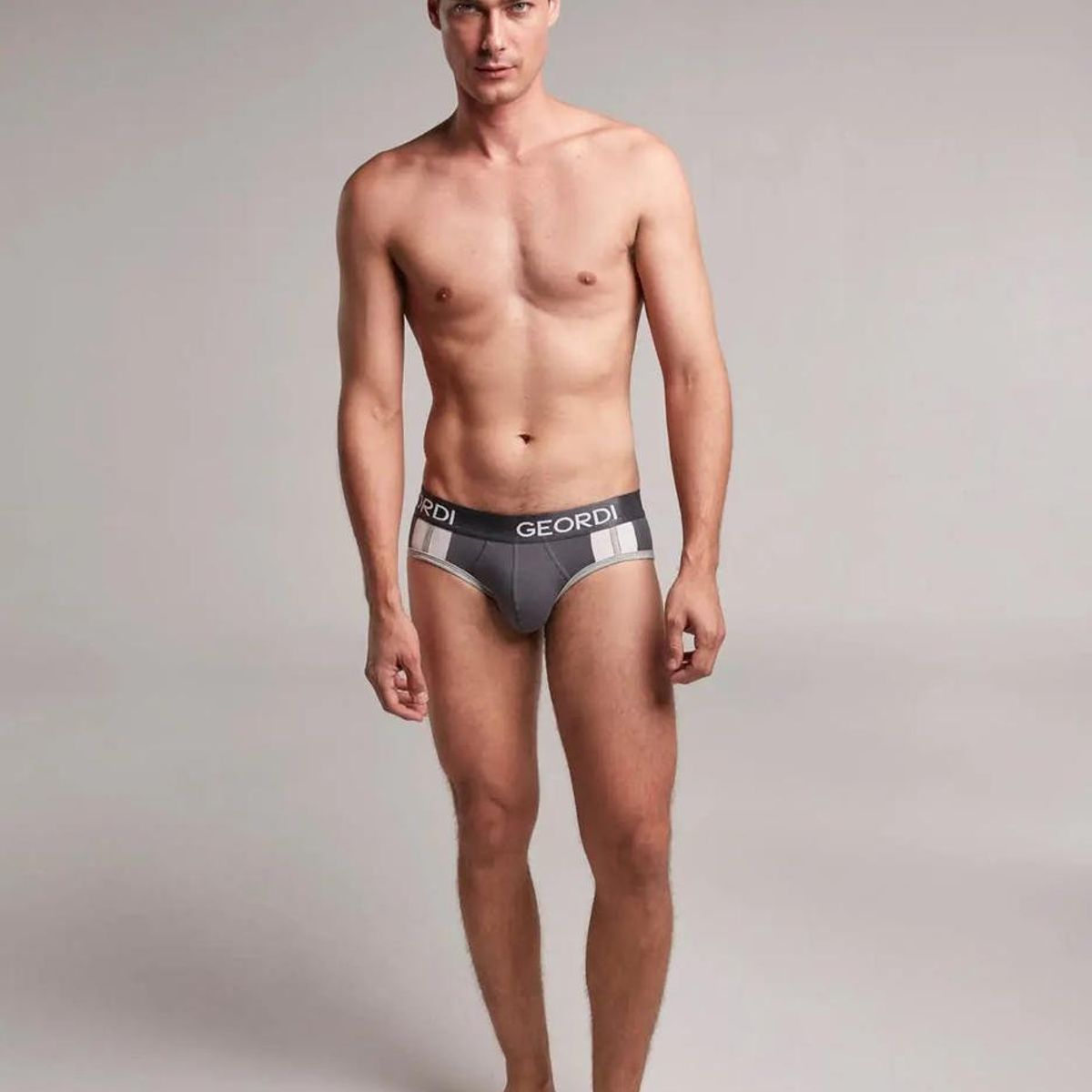 DIANE & GEORDI - Brief algodón 5178 - Gris