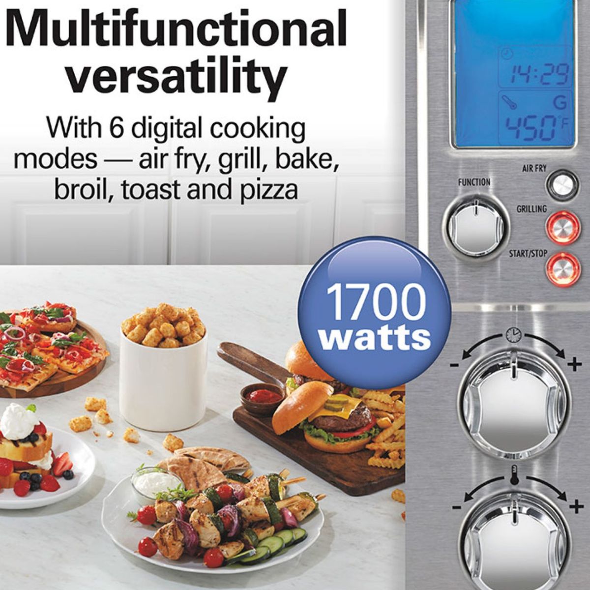 HAMILTON BEACH - Horno para Freir y asar al aire Sure-Crisp