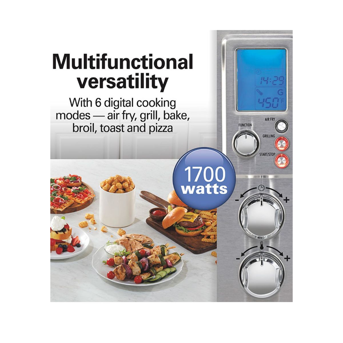 HAMILTON BEACH - Horno para Freir y asar al aire Sure-Crisp