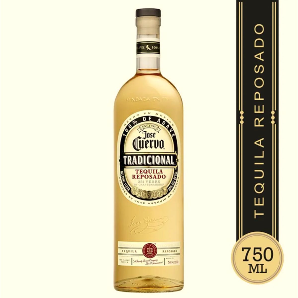 JOSE CUERVO - Tequila Reposado Cuervo Tradicional
