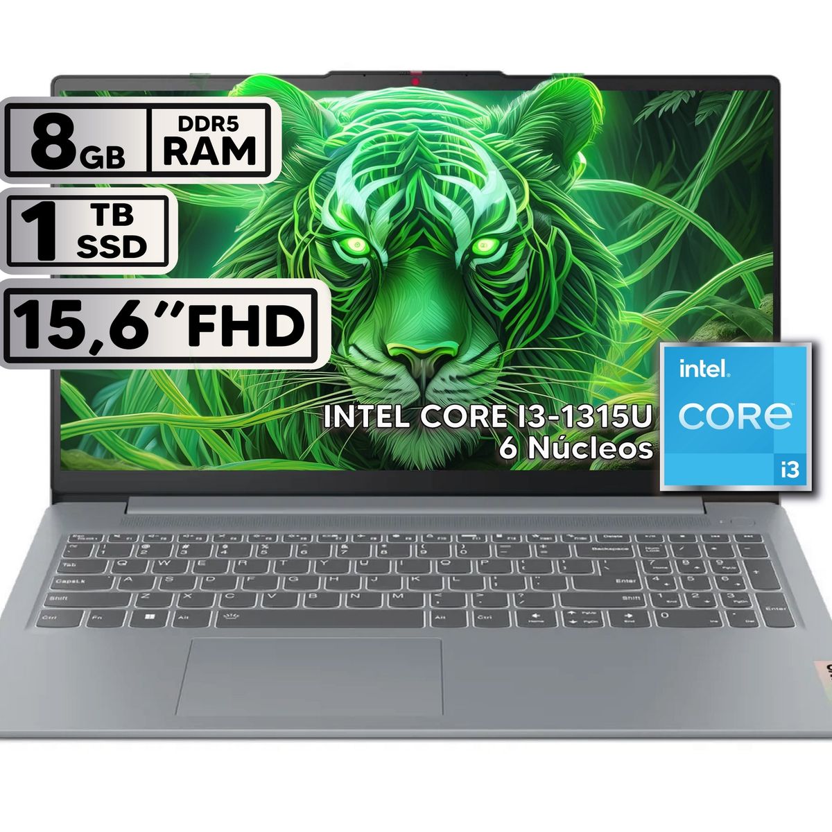 LENOVO - PORTÁTIL LENOVO IDEAPAD SLIM 3 15IRU8 INTEL CORE I3-1315U 8GB RAM 1TB SSD 15.6" FHD