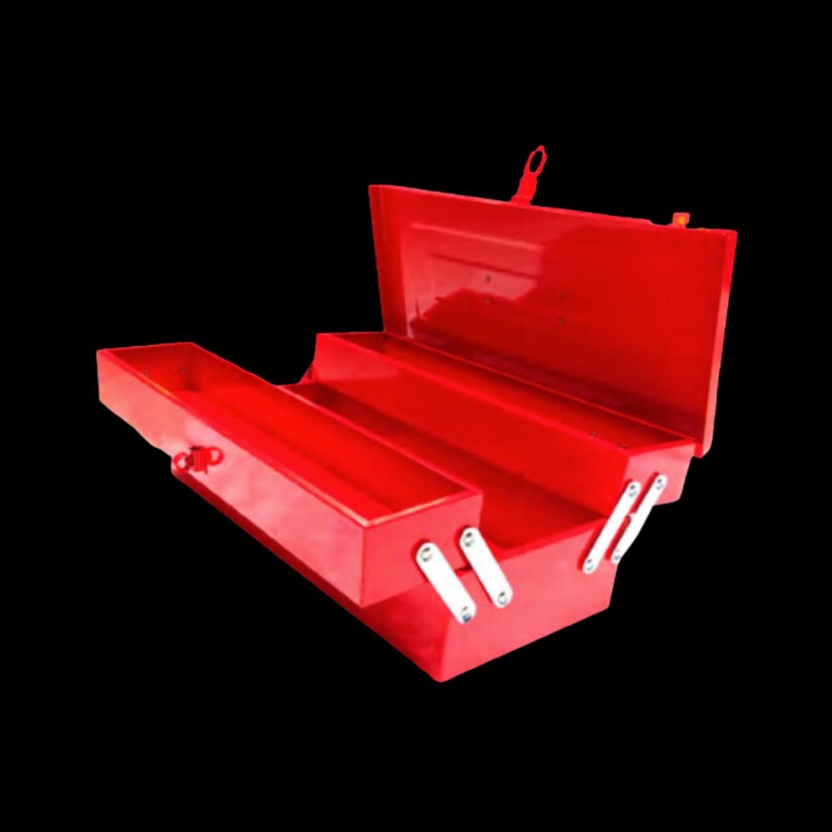 GENERICO - CAJA METALICA PARA HERRAMIENTA 2 COMP 460x200x150mm UNITED