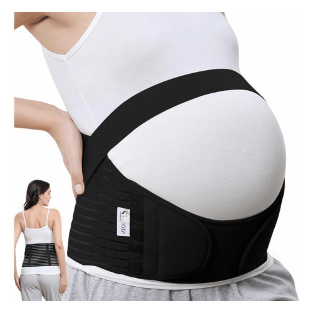 GENERICO - Faja Embarazo Cinturón Soporte Lumbar Prenatal Ajustable